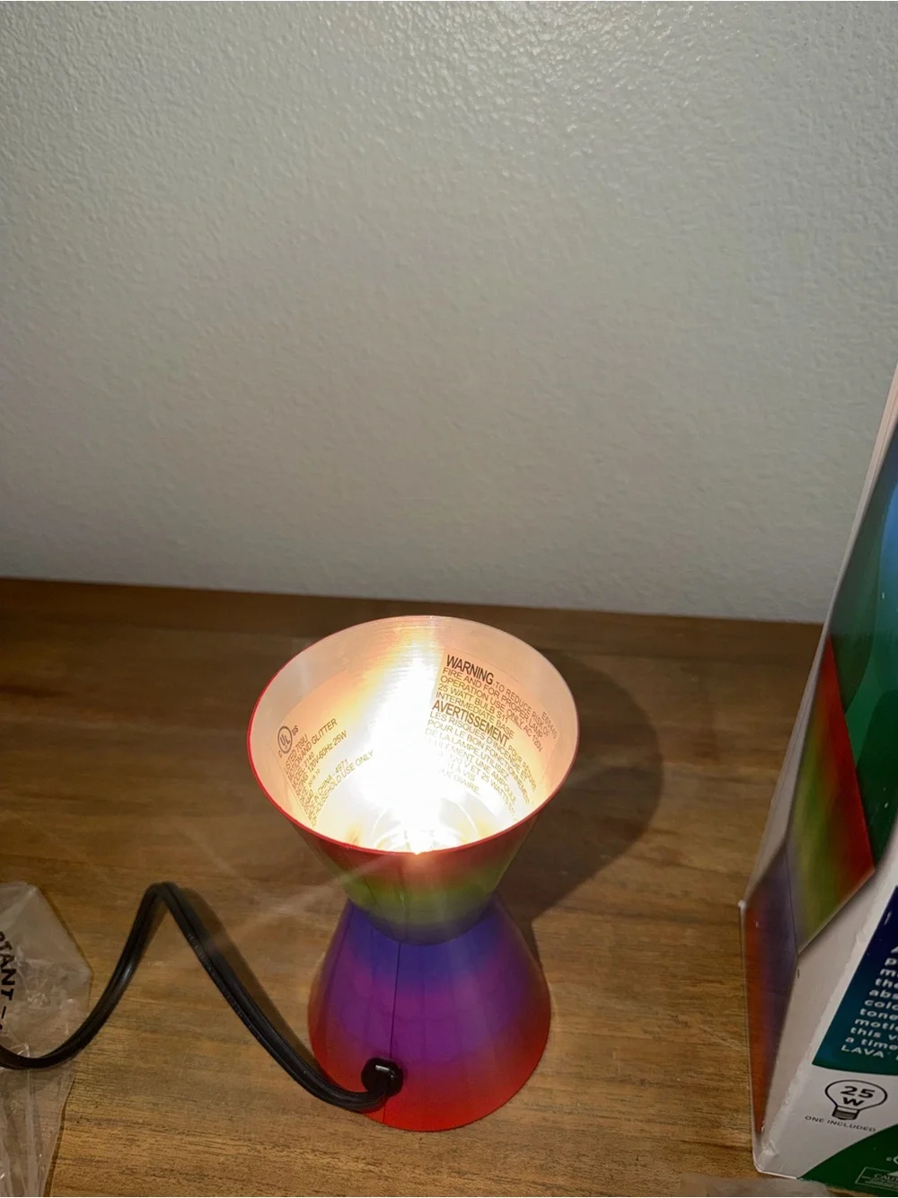 Lava Lamp ColorMax Rainbow Table Lamp by Lava